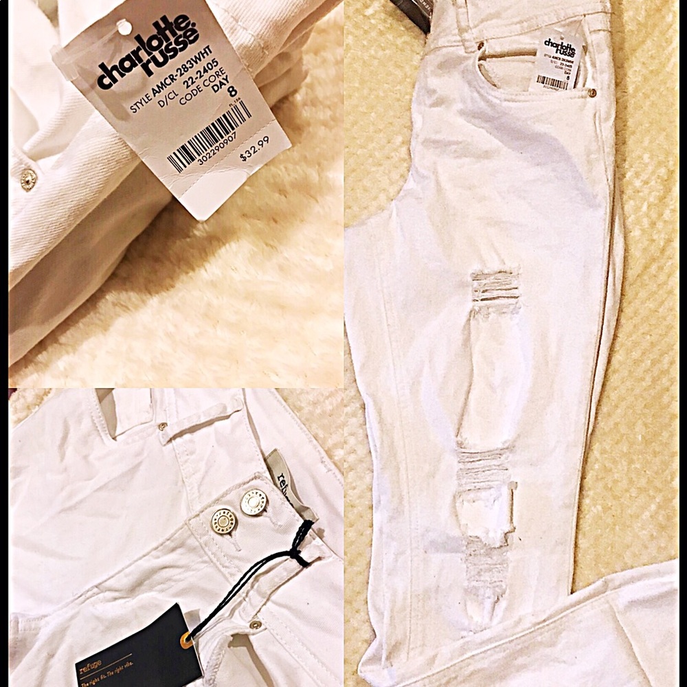 White Charlotte Russe pants !